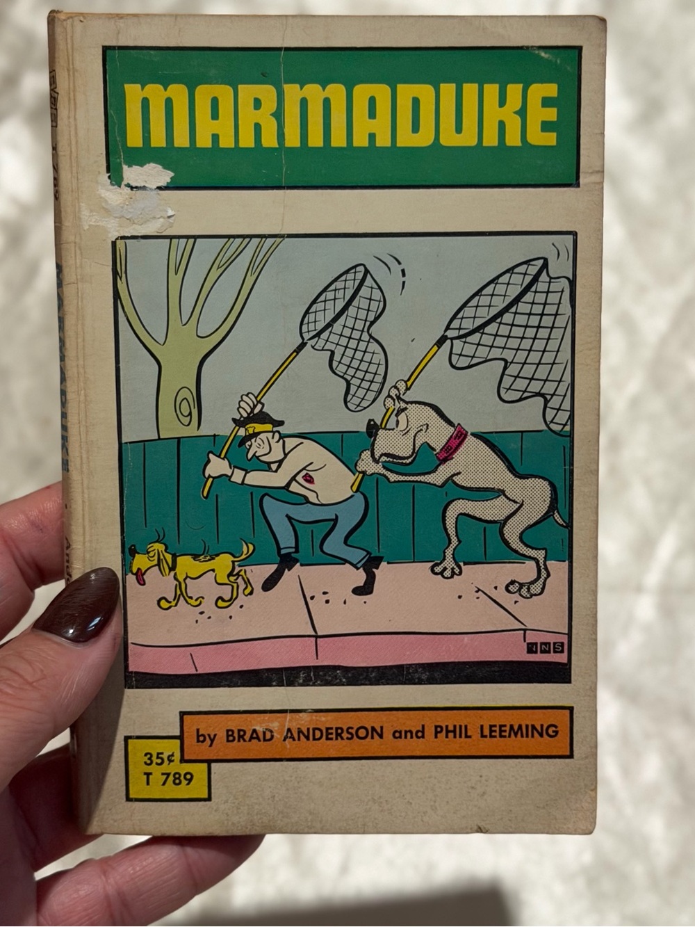 Marmaduke Brad Anderson & Phil Leeming Scholastic 1967 B&W Fourth Printing
